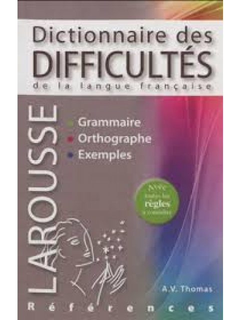 LAROUSSE DICTIONNAIRE POCHE 2012 DES DIFFICULTES DE LA LANGUE FRANCAISE PB B FORMAT