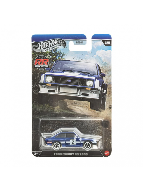HOT WHEELS SILVER SERIES - RALLY RACERS FORD ESCORT RS 2000 - JKX63