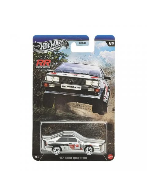 HOT WHEELS SILVER SERIES - RALLY RACERS '87 AUDI QUATTRO - JKX61