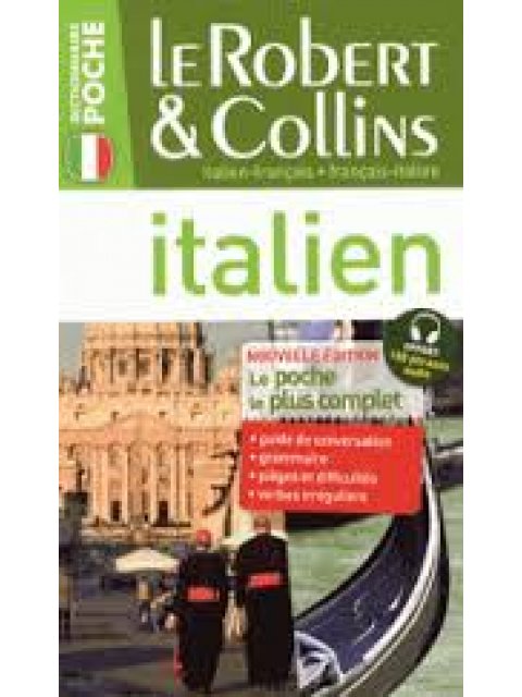 LE ROBERT DE POCHE & COLLINS ITALIEN N/E PB