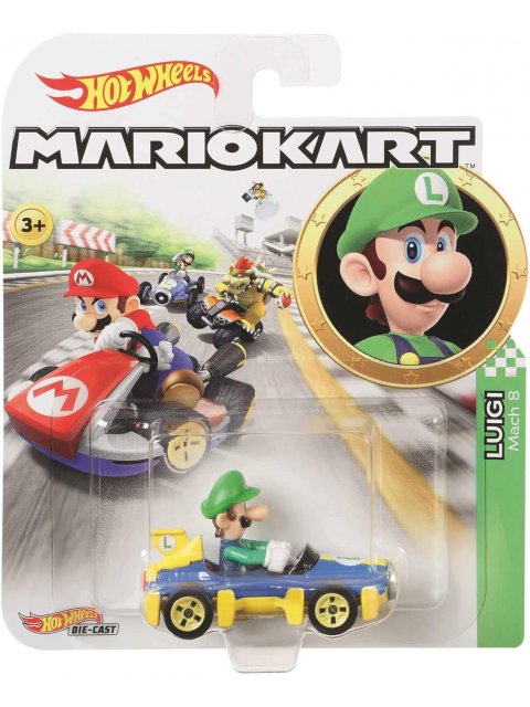 HOT WHEELS MARIO KART - LUIGI - GBG27