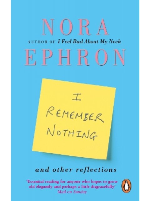 I REMEMBER NOTHING PB