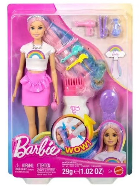 BARBIE - ΠΟΛΥΧΡΩΜΑ ΜΑΛΛΙΑ ΜΕ ΓΚΛΙΤΕΡ - JJP07 - ΛΑΜΠΑΔΑ 2026