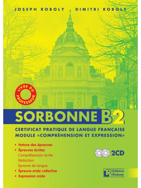 SORBONNE B2 PROFESSEUR