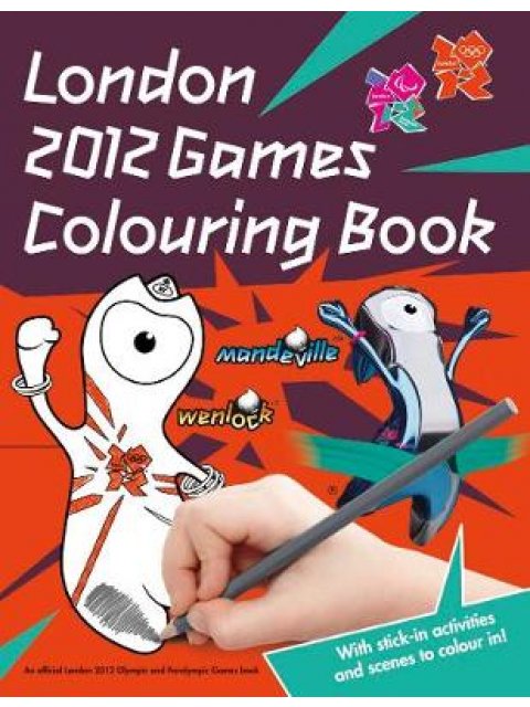 LONDON 2012 GAMES COLOURING BOOK (+ STICKERS) PB