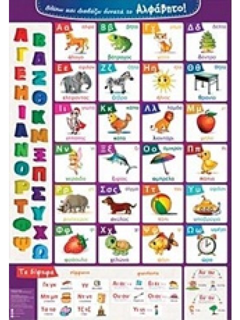 (ΑΦΙΣΑ) ΒΛΕΠΩ ΚΑΙ ΔΙΑΒΑΖΩ ΔΥΝΑΤΑ ΤΟ ΑΛΦΑΒΗΤΟ!