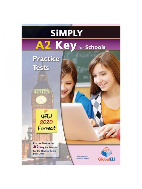 SIMPLY A2 KEY FOR SCHOOLS PRACTICE TESTS CD CLASS (3) NEW 2020 FORMAT
