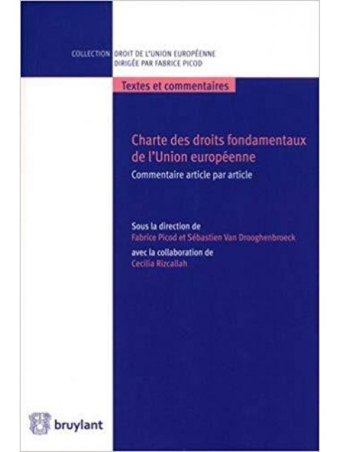CHARTE DES DROITS FONDAMENTAUX DE L'UNION EUROPEENNE - COMMENTAIRE ARTICLE PAR ARTICLE
