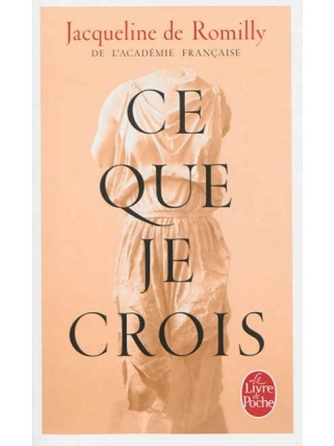 CE QUE JE CROIS POCHE