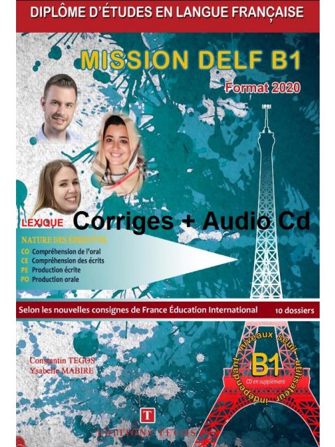 MISSION DELF B1 CORRIGES + CD FORMAT 2020