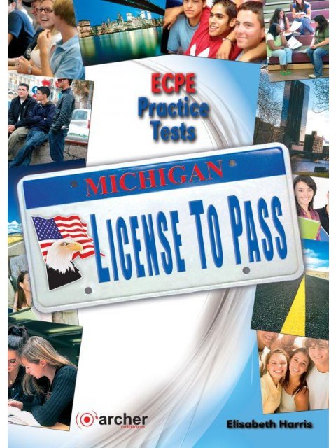 MICHIGAN LICENSE TO PASS ECPE PRACTICE TESTS