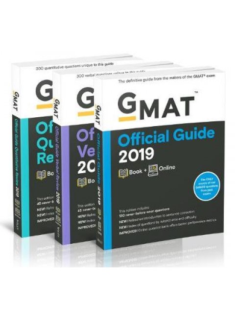 GMAT 2019 EXAM BUNDLE HC BOX SET