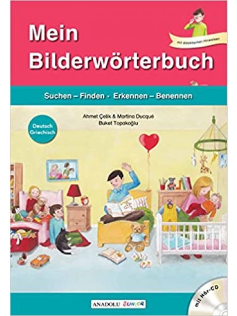 MEIN BILDERWÖRTERBUCH, DEUTSCH - GRIECHISCH, M. AUDIO-CD