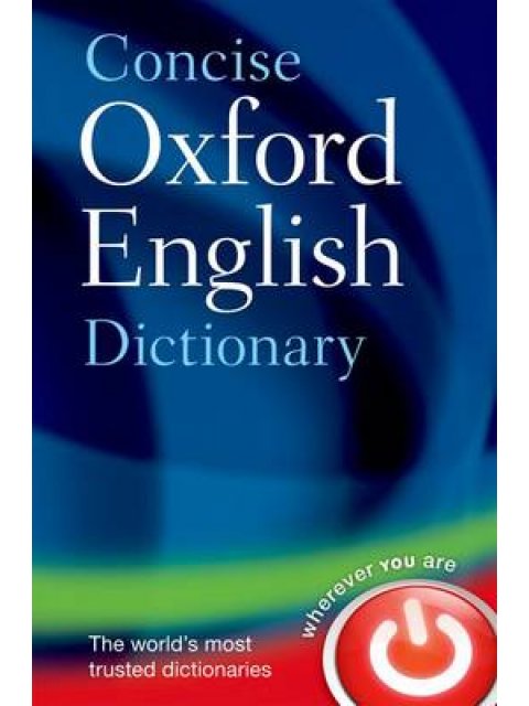 OXFORD CONCISE ENGLISH DICTIONARY 12TH ED PB
