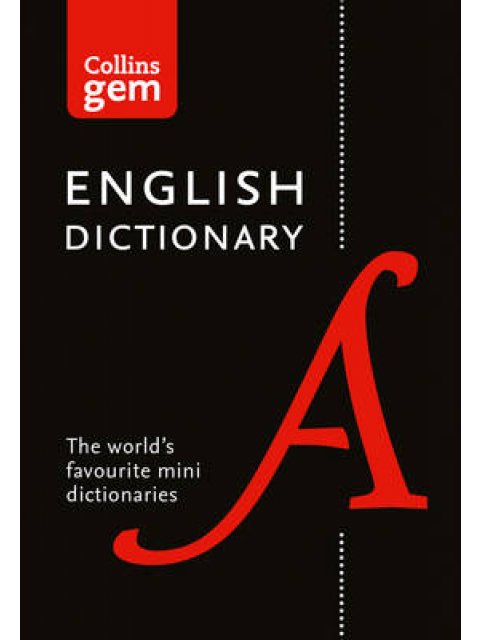 COLLINS GEM : ENGLISH DICTIONARY 17TH ED PB