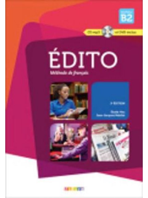 EDITO B2 METHODE (+MP3 +DVD) 3RD ED