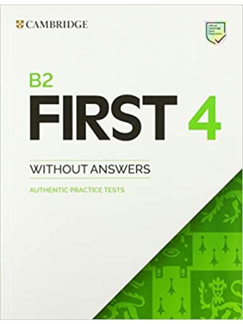CAMBRIDGE ENGLISH FIRST 4 SB WO/A