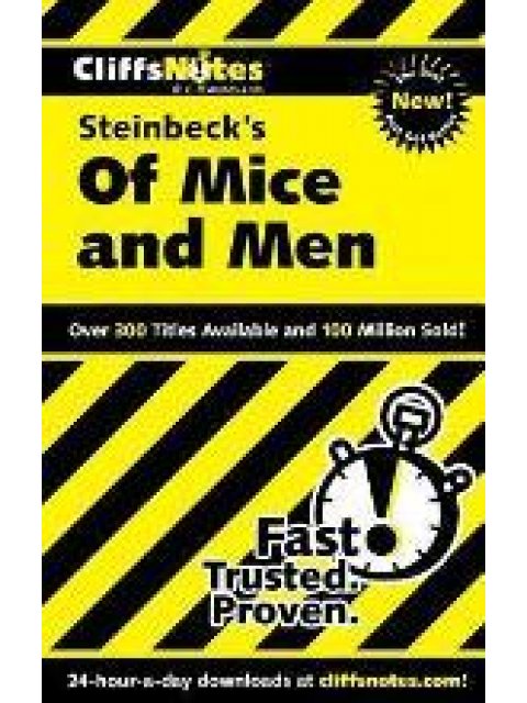 CLIFFSNOTES OF MICE AND MEN  PB