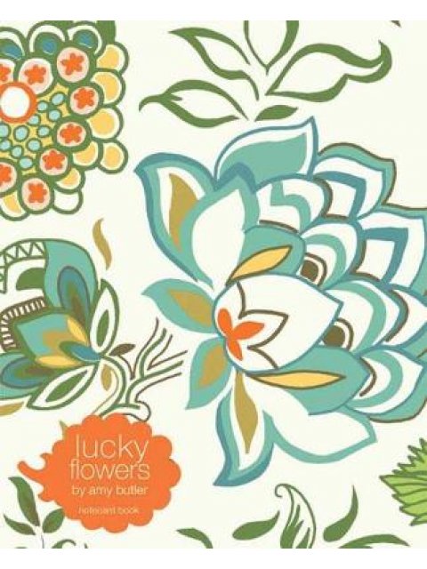 LUCKY FLOWERS NOTECARD BOOK