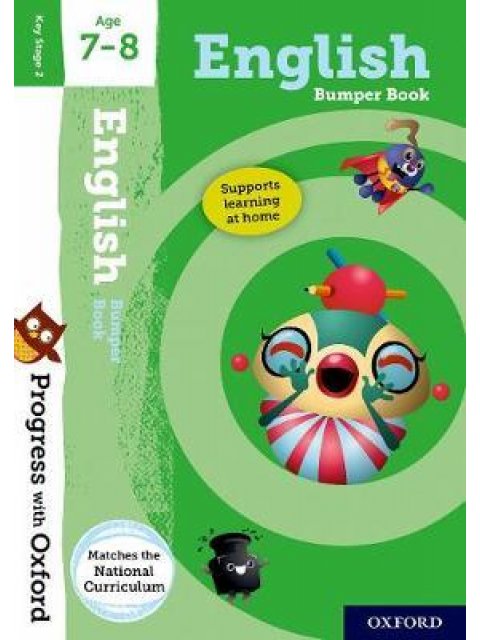 ENGLISH AGE 7-8 BOOK/STICKERS/WEBSITE LINK