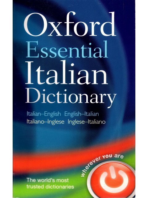 OXFORD ESSENTIAL DICTIONARY ITALIAN PB