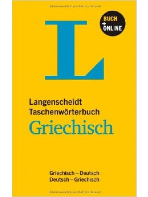 LANGENSCHEIDT TASCHENWORTERBUCH DEUTSCH-GRIECHISCH & GRIECHISCH-DEUTSCH 2013 N/E FL