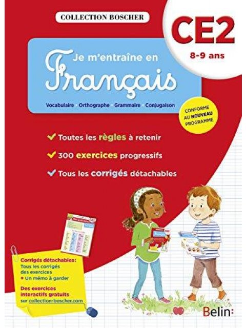 BOSCHER, JE M'ENTRAINE EN FRANCAIS CE2 2016 POCHE