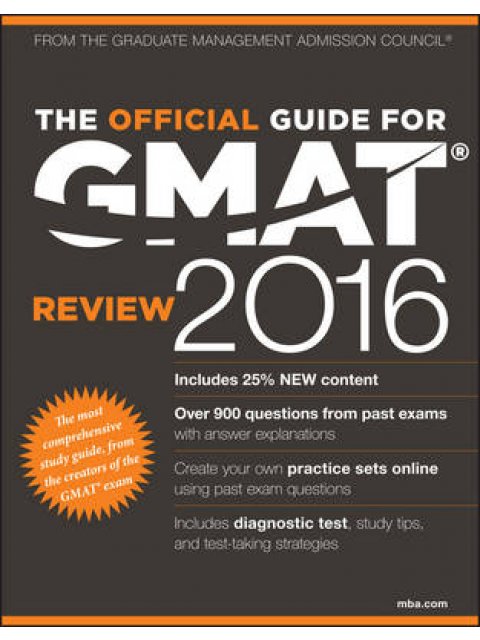 THE OFFICIAL GUIDE FOR GMAT REVIEW 2016