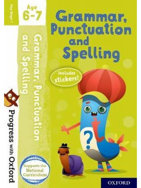 GRAMMAR AND PUNCTUATION AGE 6-7 BOOK/STICKERS/WEBSITE LINK
