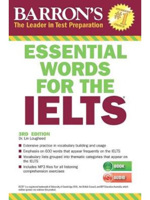 BARRON'S ESSENTIAL WORDS FOR THE IELTS ( + MP3 PACK) 3RD ED PB