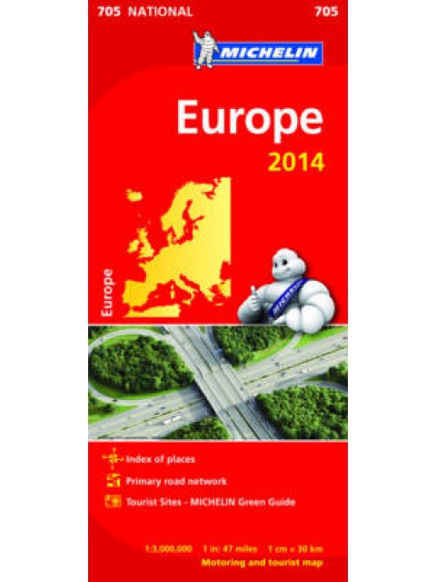 EUROPE 2014 (NATIONAL MAP 705)