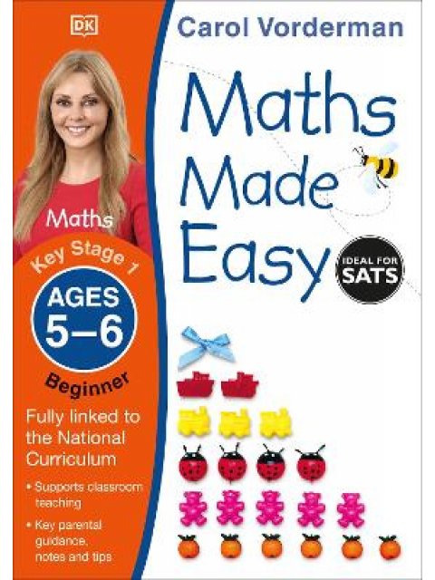 MATHS MADE EASY AGES 5-6 KEY STAGE 1 BEGINNER  PB