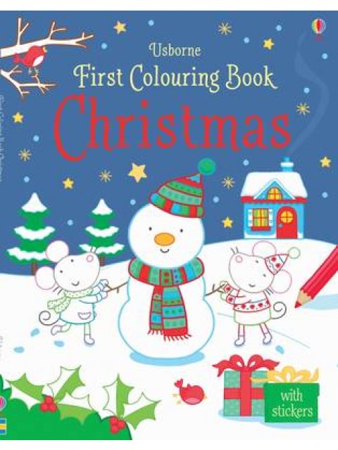 FIRST COLOURING CHRISTMAS PB
