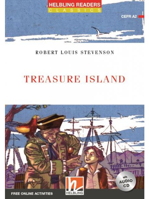RED SERIES TREASURE ISLAND - READER + AUDIO CD + E-ZONE NEW EDITION (RED SERIES 3)