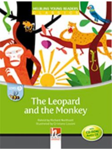YOUNG READERS THE LEOPARD AND THE MONKEY - READER + AUDIO CD / CD-ROM (YOUNG READERS B)