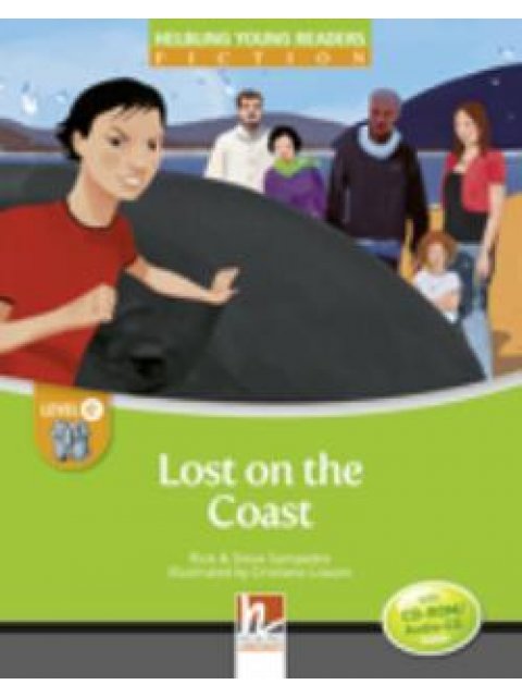 YOUNG READERS LOST ON THE COAST - READER + AUDIO CD / CD-ROM (YOUNG READERS E)