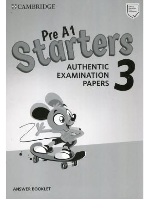 CAMBRIDGE YOUNG LEARNERS ENGLISH TESTS STARTERS 3 ANSWER BOOK (FOR REVISED EXAM FROM 2018)