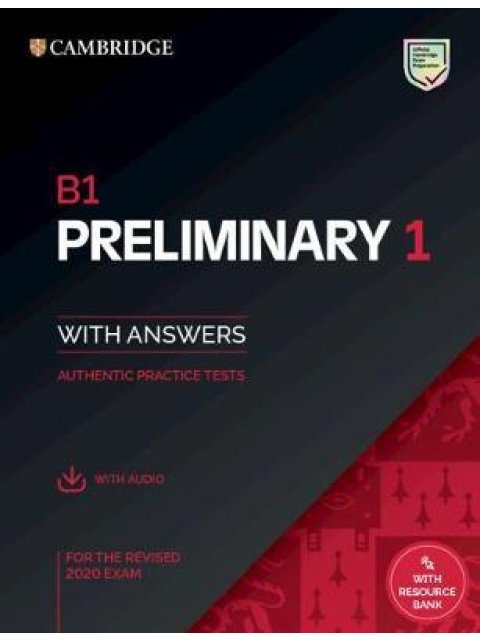 CAMBRIDGE PRELIMINARY ENGLISH TEST 1 SELF STUDY PACK (+ DOWNLOADABLE AUDIO) (FOR REVISED EXAMS FROM